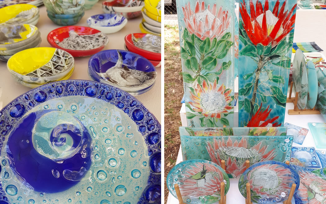 Craft Market at Spier, New Artists 2018: Janette Anderson Glass Art